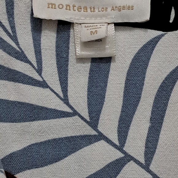 Tropical Print Button-Up Shirt - Picture 3 of 8